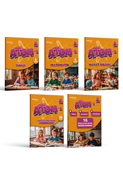 Balküpü Yayınları 2.SINIF ATOM- X EĞİTİM SETİ (8 KİTAP)