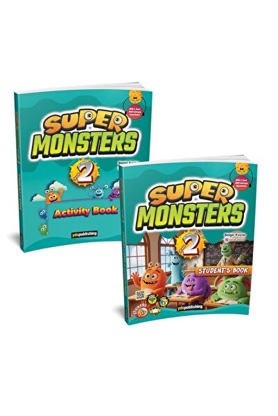 yds publishing 2. Sınıf Super Monsters Grade 2 Student's Book+Activity Book Y...