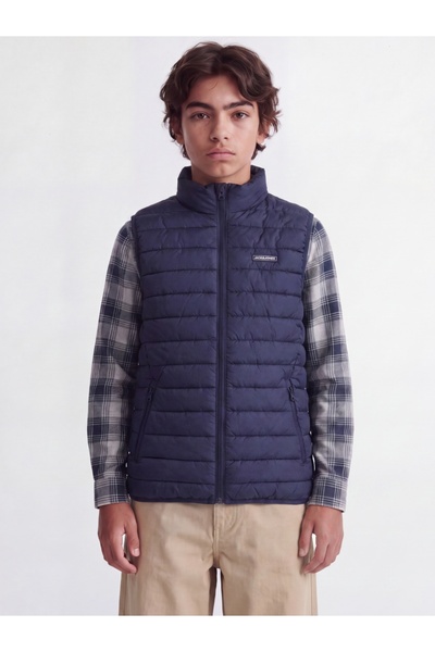 Jack & Jones Vesta boys, with zipper, Regular fit, JJELVIS, Dark Navy, 152 cm