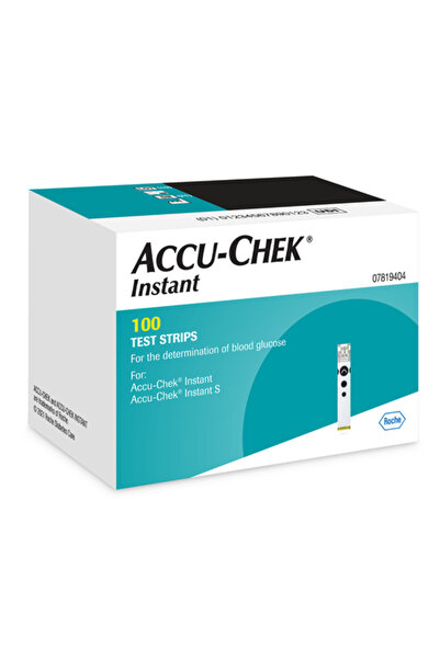 Accu Chek شرائط اختبار أكيو-تشيك إنستانت 100 قطعة
