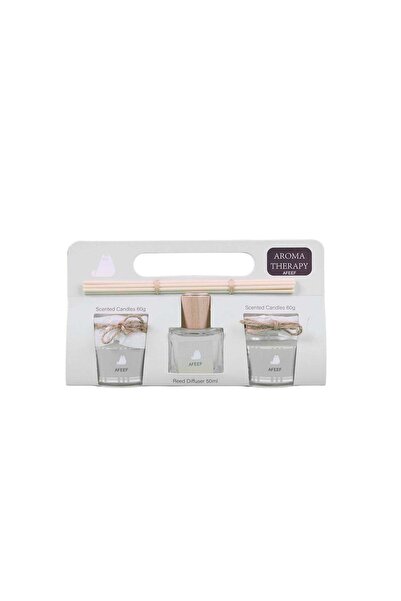 Midi فواحة أعواد 50 مل مع شمعتين معطرتين