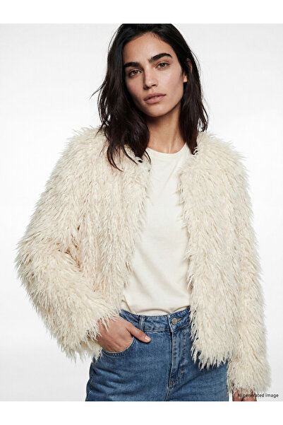 LC Waikiki I Zero Roba Collar Women's Fur Coat from Freezen Store