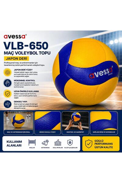 AVESSA Vlb-650 Maç Voleybol Topu Japon Deri