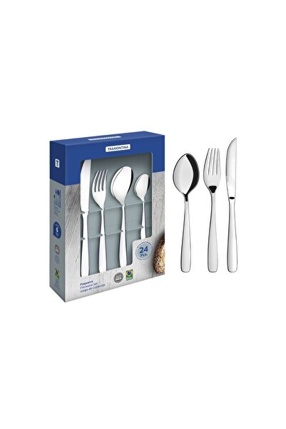 Danube Home Tramontina 24-Piece Flatware Set Amazonas -66960004, Dining Utens...