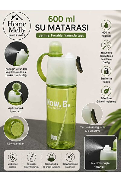 btm home Transparent - Colorful Water Bottle, Cooling Water Bottle with Water...