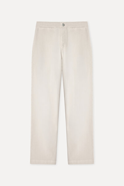 Mudo Women's Ecru Culotte Fit Pants