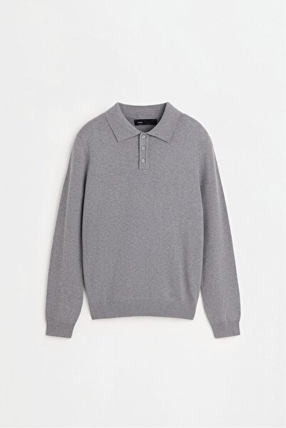 LEFTIES Temel polo yaka kazak