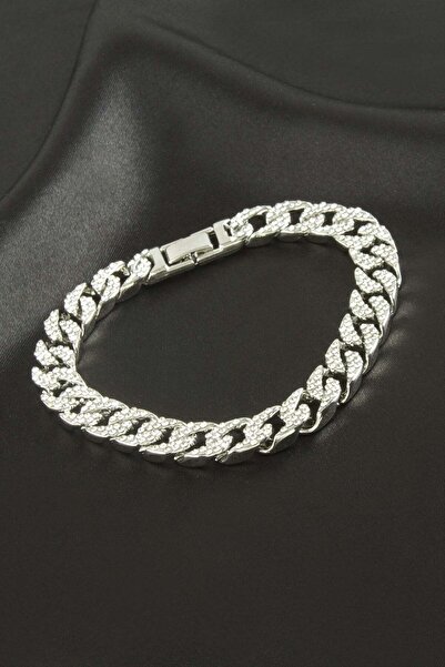 GeeS Global Chain Zircon Stone Luxury Steel Chain Bracelet
