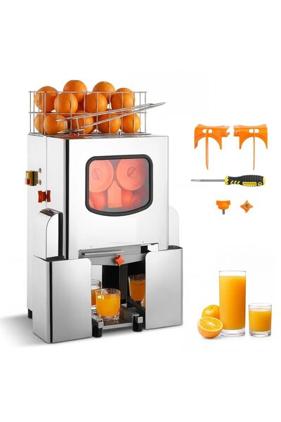 OMS Storcator automat pentru portocale slow juicer, Inox, diametru citrice 55...