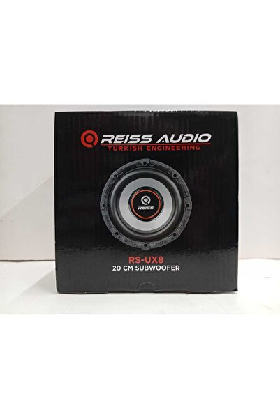 REISS AUDIO RS-UX8.D4 20 CM SUBWOOFER BAS ÇİFT BOBİNLİ DUAL D4 600 WATT MAXİMUM POWER 200 WATT RMS
