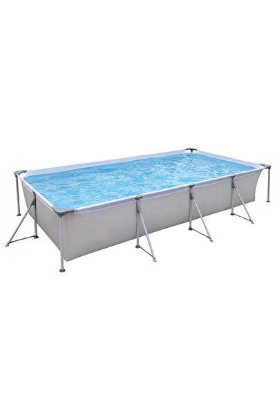 OMS Piscina supraterana dreptunghiulara, Cadru, 394 x 207 x 80 cm, Capacitate...