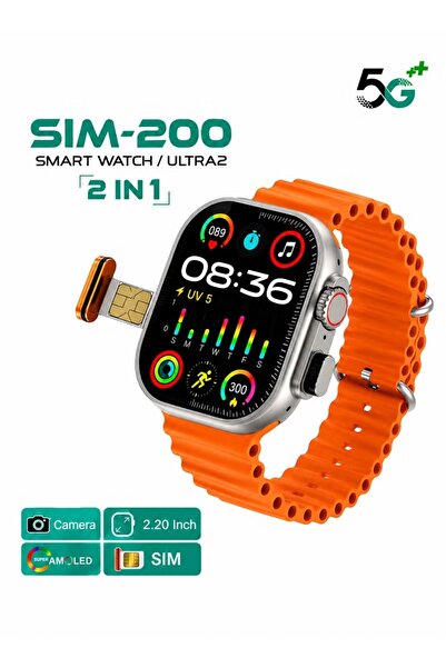 Generic Brand Ultra 2 Smartwatch: Supports Sim Card, Camera, Gps, Wi-Fi, and ...