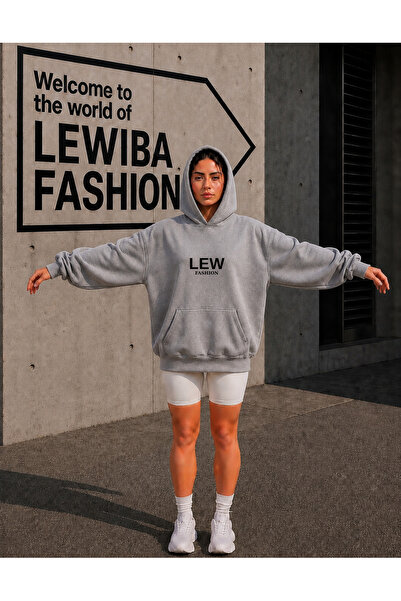 lovver Lew Design Oversized Hooded 100% Cotton Premium Print Fabric Quality W...