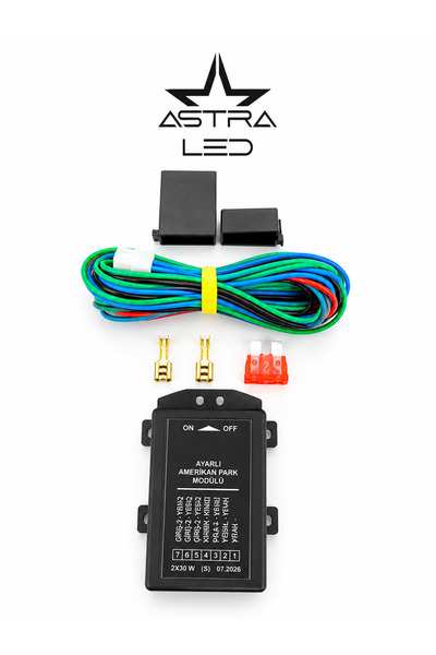 ASTRA LED Ayarlı Amerikan Park Modülü Sinyal Parlaklık Ayarlı 12V Tüm Araçlar...
