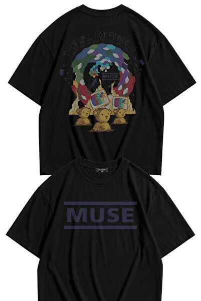 Fuddy Moda تي شيرت مطبوع على الظهر للجنسين من Muse They Will Not Force Us، تي...