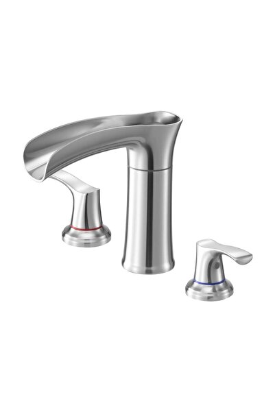 VEVOR Baterie pentru cada romana, Argintiu, Inox, 160 x 57 x 225 mm