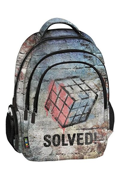 Graffiti Πολυλειτουργικό Σακίδιο Πλάτης Solved Rubik's (266211) Δημοτικό Σχολείο