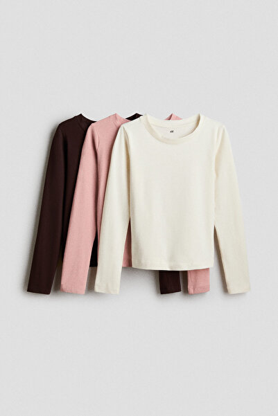 H&M 3'lü Uzun Kollu Tişört