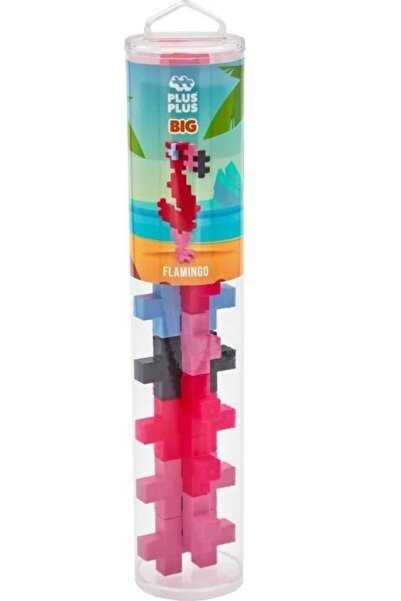 GIOCHI PREZIOSI Plus Plus Μεγάλα Τουβλάκια σε Σωλήνα, Μείγμα 16 Τεμαχίων (PLS...