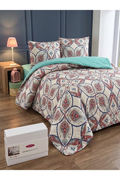 Generic Brand Kristal Ranforce Quilted Duvet Cover Set