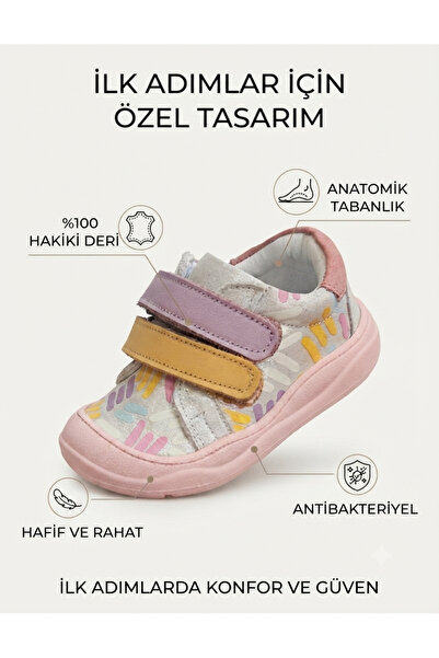 Genel Markalar TIBU İlk Adım Ayakkabısı – Hakiki Deri, Ortopedik, Anatomik Taban