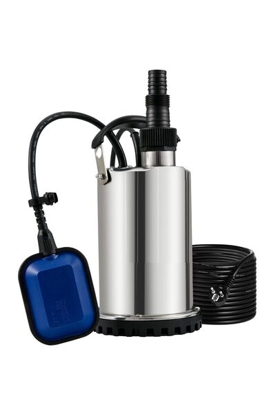 OMS Pompa submersibila cu plutitor, Putere 550 W, Inox, Debit 9500 l/h, Iesir...
