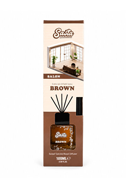 Beyhekim Hırdavat Sasta Brown Sweet Sandal 100 ml Çubuklu Oda Kokusu – Sandal...