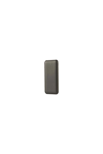 V-TAC Powerbank super-subțire, 10000mAh, 2x USB, USB-C, Gri antracit