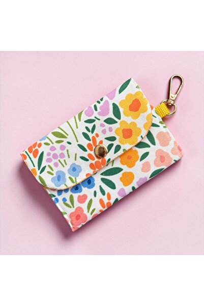 satürn hobi örgü tasarım Handmade Printed Fabric Card Holder & Wallet & Organ...