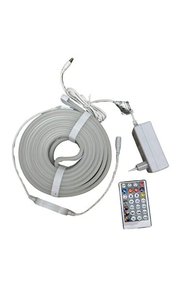 Horoz Electric Kit banda led neon cu telecomanda, Horoz RGB Strip, Lungime 5 ...