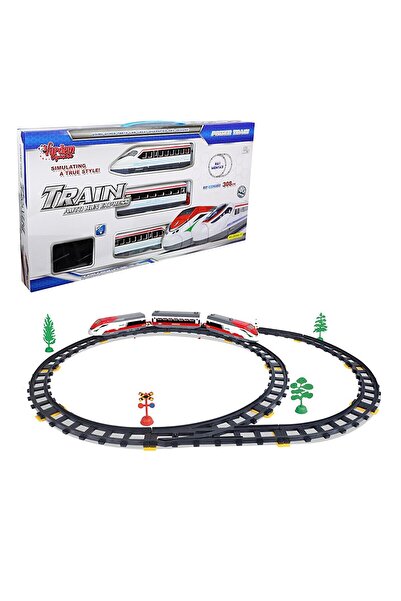 Vardem 40 pcs Işıklı 308 cm Hızlı Tren Seti