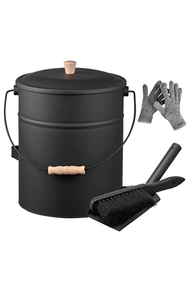 Vivatechnix Set ustensile semineu, Galeata cu capac 15 l, Manusi, Perie, Fara...