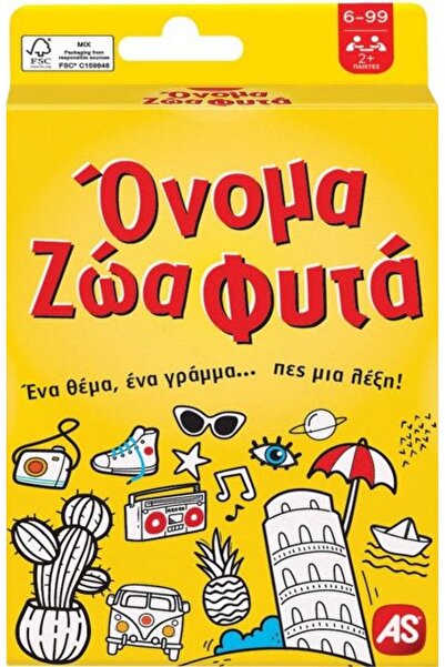 AS the good game Επιτραπέζιο παιχνίδι με κάρτες: Ονομάξτε Ζώα Φυτά (1040-21405)