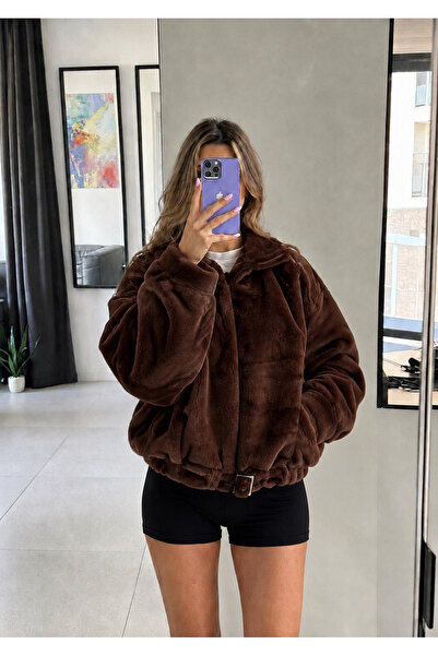 Ekim Store Belted Bomber Foks Cashmere Jacket