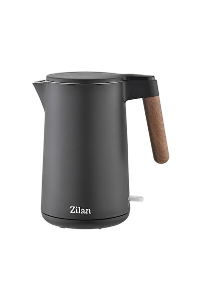Zilan Fierbator electric ZLN5427, 1.5 L, 2200 W, cu pereti dubli si baza rota...