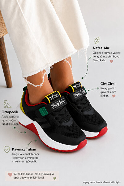 ts tonny step Ri̇o 1 Children's Orthopedic Booties with Lace-Up Straps (Velcr...