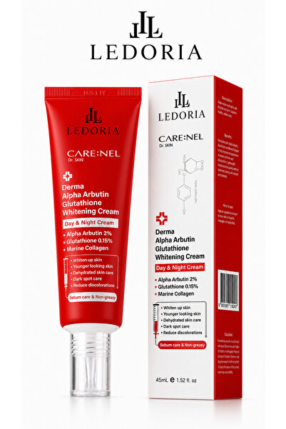 Ledoria Care:Nel Derma Alpha Arbutin Glutathione Whitening Cream - Anti-Blemi...