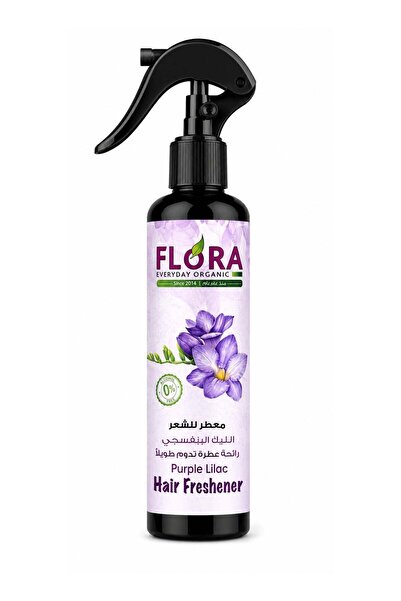 Flora Everyday Organic Hair Freshener Spray, Purple Lilac Scent, 250ml
