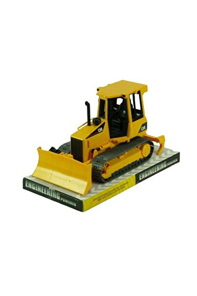 Blue Toys Μπουλντόζα με Τριβή Πορτοκαλί