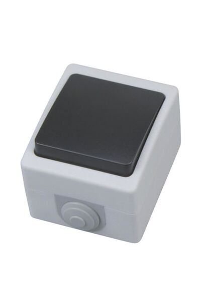 Horoz Electric Intrerupator simplu cap scara Atom Two Way, pentru exterior, IP54
