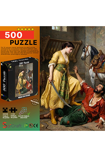 Soi Craft 500 Parça Puzzle Merhamet Bekleyen Bakış #914