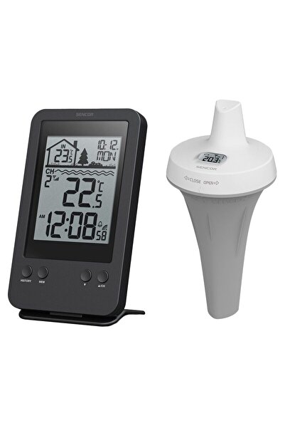 Sencor Statie meteo cu senzor piscina, Wireless, -10°C la +50°C, Functie alarma