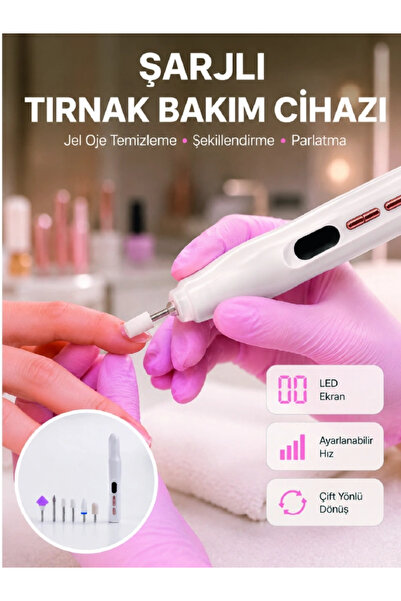 Evde ve Profesyonel Kullanıma Uygun Tasarımlı Tırnak Bakım Cihazı