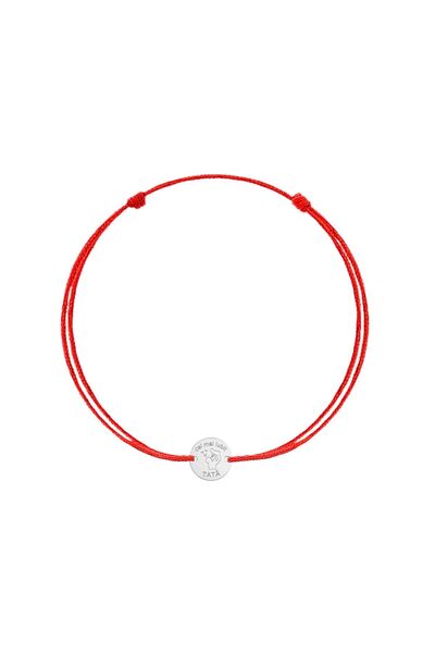 Bijuteria SORELLY Silver Cord Bracelet: ‘My Beloved Dad’