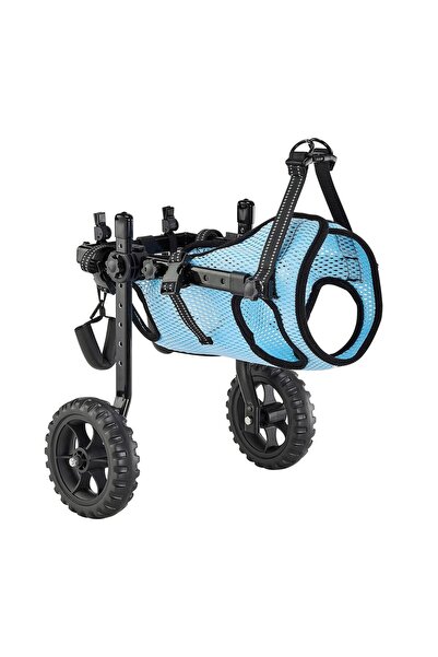 OEM Carucior reabilitare pentru caini mici, 2 x roti mari, Reglabil Inaltime/...