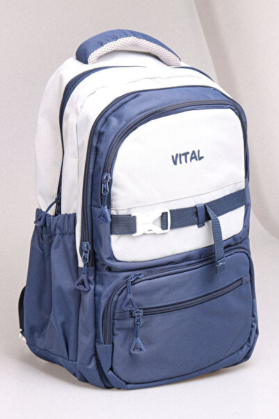 kinderos Korean Model Large Volume Backpack with Water Bottle Pocket - 26O 6750