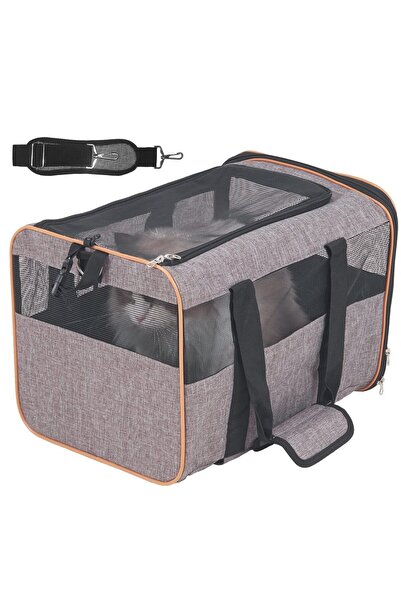 VEVOR Geanta pentru transport animale mici 445x310x300 mm, max 10 kg, 4 roti ...