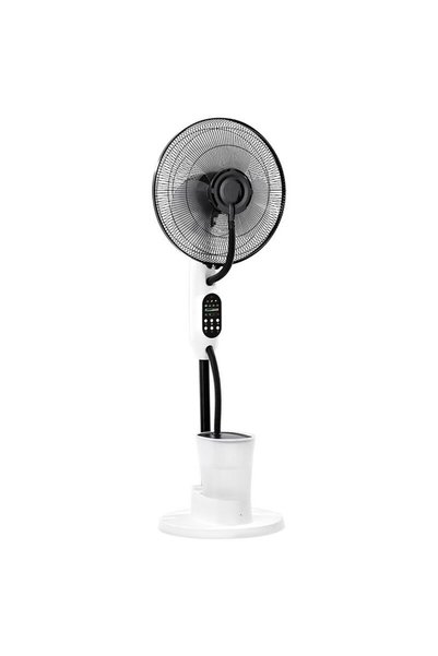 OMS Ventilator cu picior si pulverizare apa, 3 x viteze, 57 dB, 75 W, Telecom...