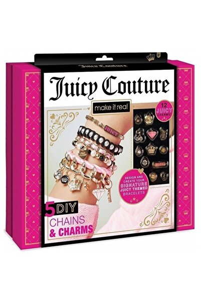 Make It Real Juicy Couture Χρυσές Αλυσίδες και Μενταγιόν (4404)