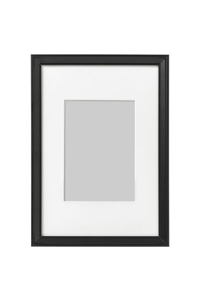 IKEA Modern Siyah Ahşap Fotoğraf Çerçevesi 21x30 cm - Duvar/Masa Dekoratif